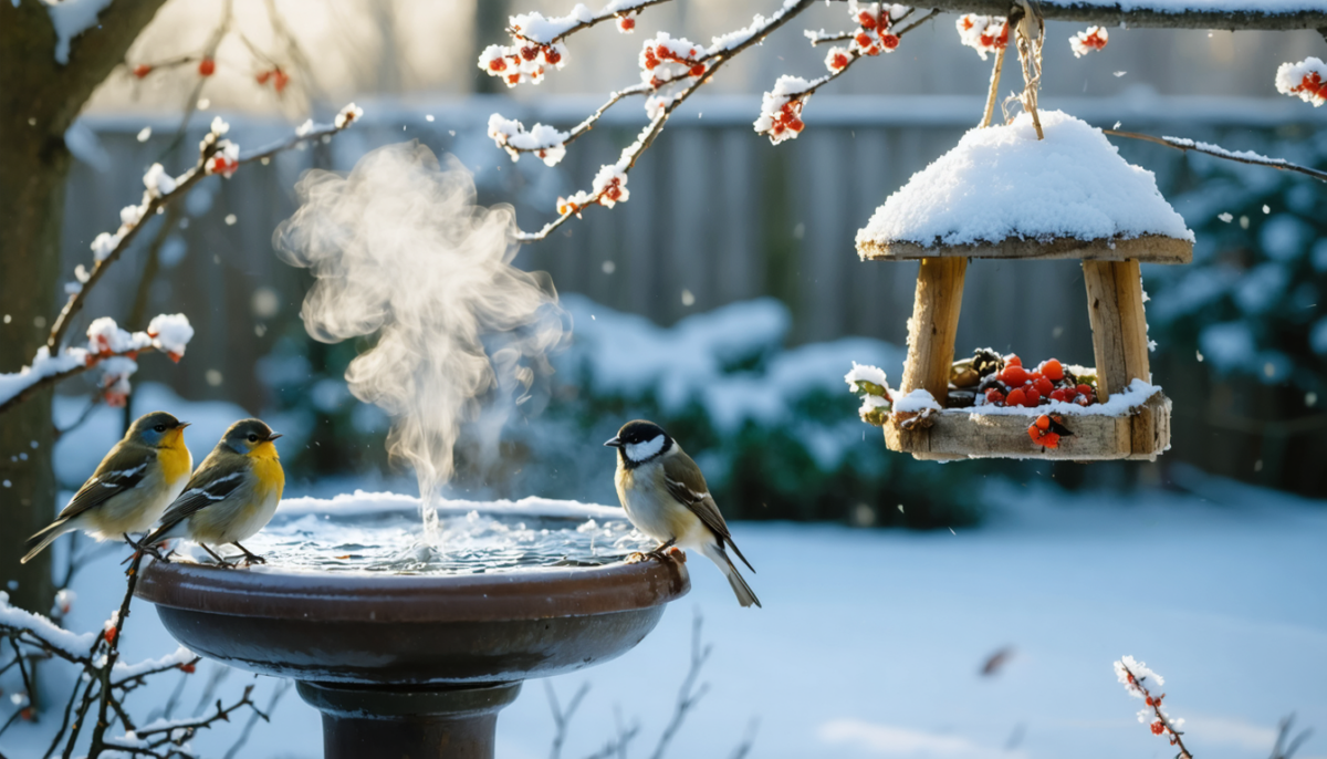 découvrez des astuces gratuites pour protéger les oiseaux en hiver et éviter que l'eau gèle dans les stations, assurant leur bien-être durant la saison froide.