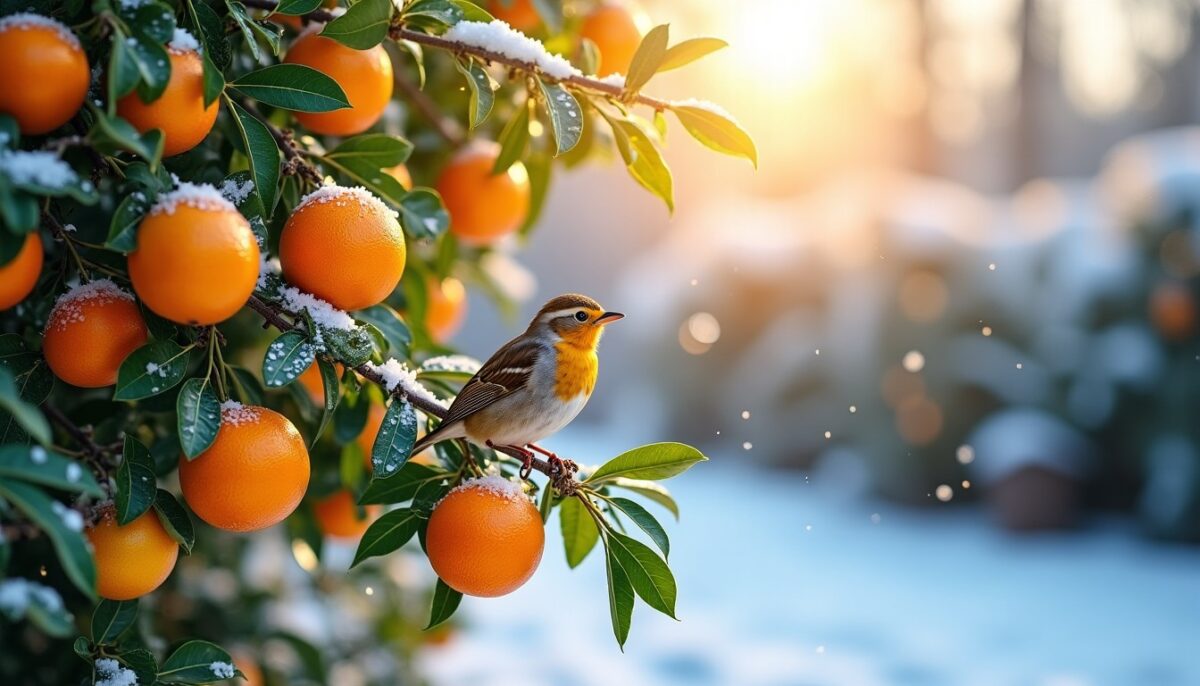 Ne jetez plus vos agrumes en hiver : une astuce surprenante pour régaler les oiseaux