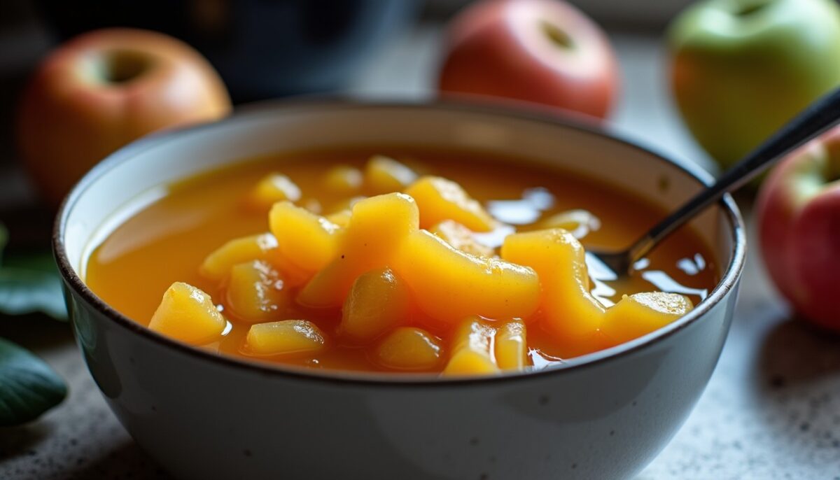 Compote de pommes maison : la recette simple et rapide pour un dessert savoureux