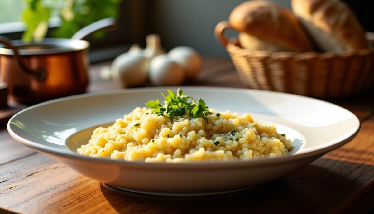 Maîtrisez l'Art du Risotto : La Recette Facile pour un Risotto Parfaitement Crémeux