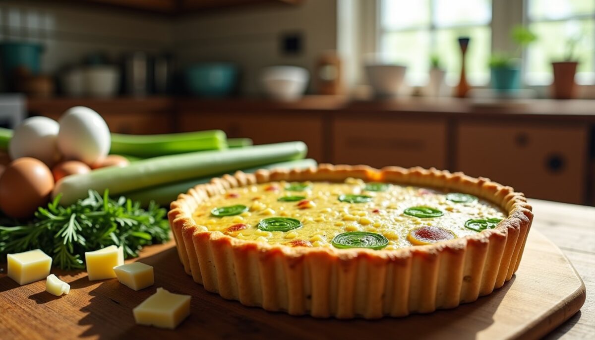 Quiche aux poireaux : une recette maison facile et rapide pour régaler toute la famille