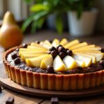 Délice gourmand : la recette simple et irrésistible de la tarte poire-chocolat