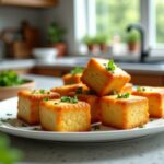 Tofu croustillant à la poêle : une recette simple et pleine de saveurs